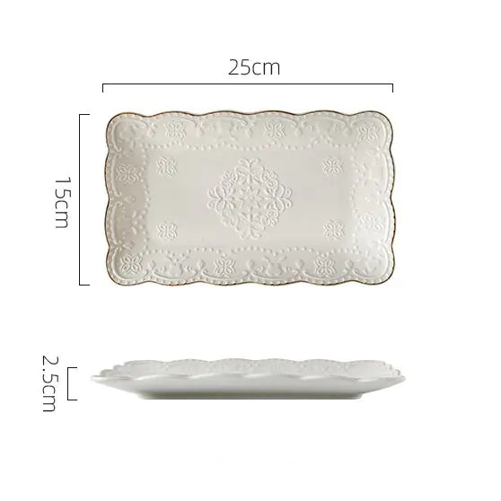 Luxury European Dinner Plates